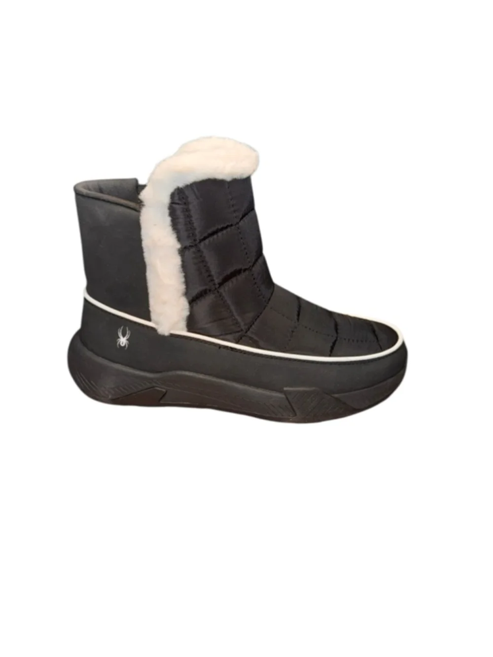 Women's Spyder Lumi Black & White Winter Boots US 7.5